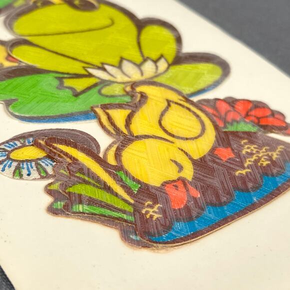 VTG 14 Rave Bathtub Appliqués Sheet Vinyl Retro Y2K Tub Safety Decals Frog Duck - Picture 5 of 16